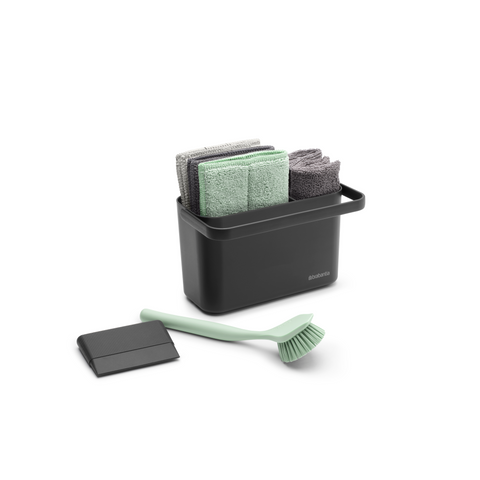 Brabantia SinkSide Cleaning Set, 8 Pieces - Dark Grey