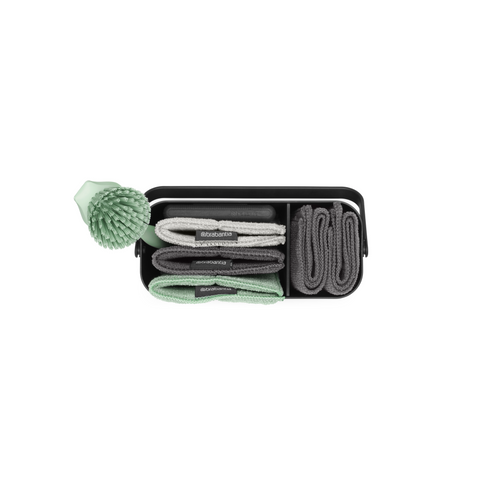 Brabantia SinkSide Cleaning Set, 8 Pieces - Dark Grey