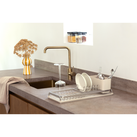 Brabantia SinkSide Compact Dish Drying Rack - Soft Beige