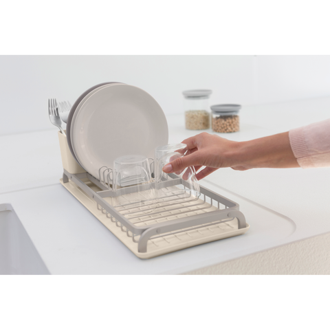 Brabantia SinkSide Compact Dish Drying Rack - Soft Beige