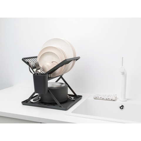 Brabantia SinkSide Katashtresë Paloshe për Enë, E Vogël - Gri e errët