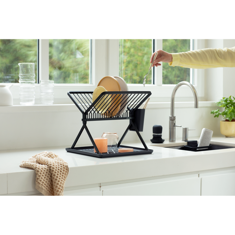 Brabantia SinkSide Katashtresë Paloshe për Enë, E Vogël - Gri e errët