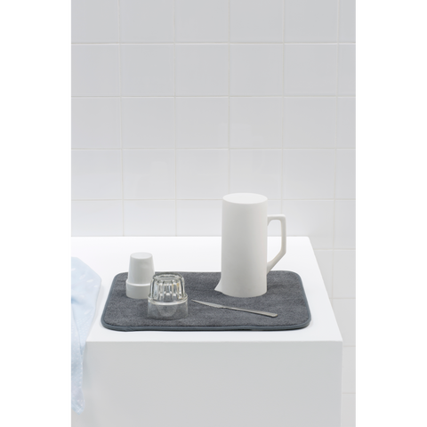 Brabantia SinkSide Microfibre Dish Drying Mat - Dark Grey