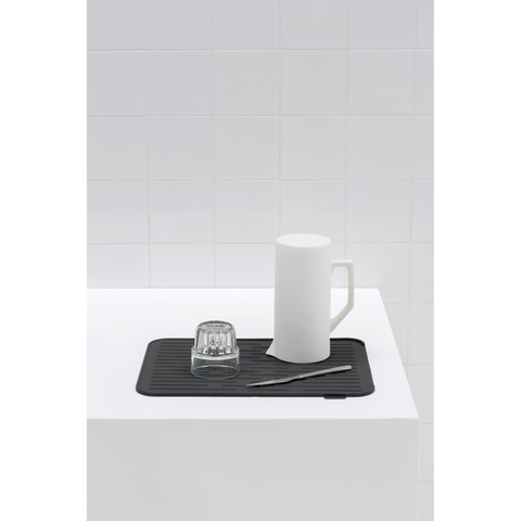Brabantia SinkSide Silicone Dish Drying Mat - Dark Grey