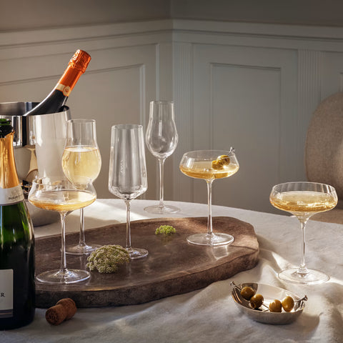 Georg Jensen Sky Champagne Flute, 6 pieces