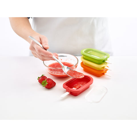 Lékué Stackable Ice Lolly Moulds Set, 4 Pieces