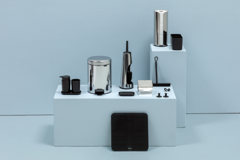 Brabantia ReNew Toilet Brush and Holder – Brilliant Steel