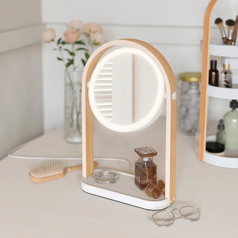 Umbra Bellwood Vanity Mirror - White-Natural