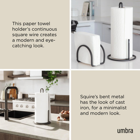 Umbra Squire Paper Towel Holder - Black