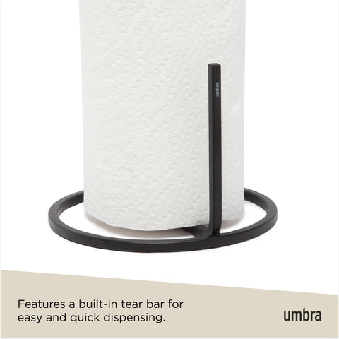Umbra Squire Paper Towel Holder - Black
