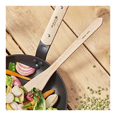De Buyer Wooden Beveled Spatula B BOIS 25cm