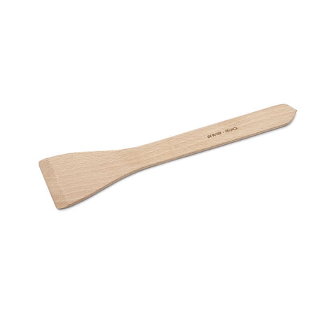 De Buyer Wooden Beveled Spatula B BOIS 25cm