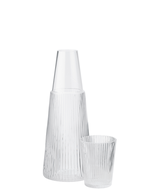 Stelton Pilastro Carafe with Glass 1 L