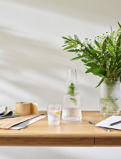 Stelton Pilastro Carafe with Glass 1 L